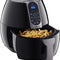 3.7-Quart Programmable Air Fryer with 8 Cook Presets, Black