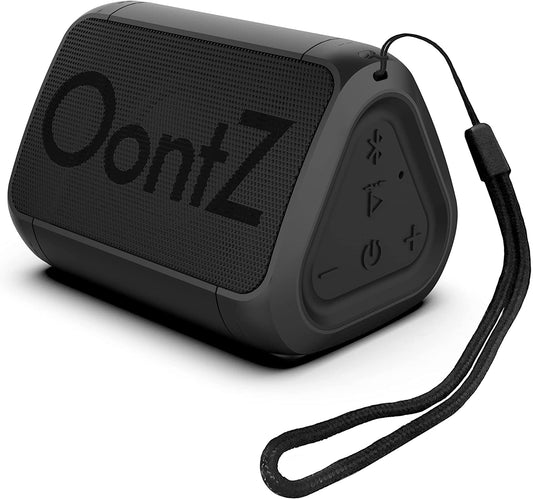 Oontz Solo Bluetooth Portable Speaker, Compact Size, Surprisingly Loud Volume & Bass, 100 Foot Wireless Range, IPX5, Perfect Travel Speaker, Bluetooth Speakers (Black)