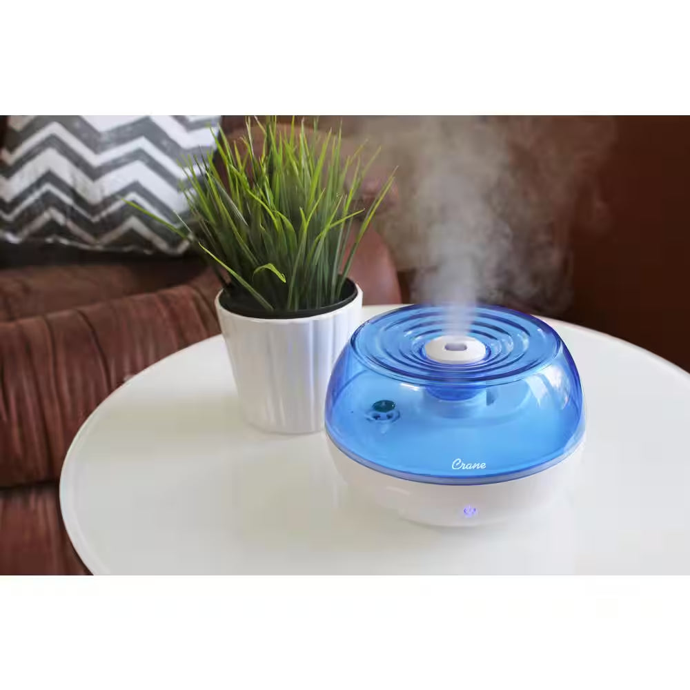 0.2 Gal. Personal Ultrasonic Cool Mist Tabletop Humidifier for Small Rooms up to 160 Sq. Ft.